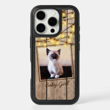 Aangepast omhulde foto Rustic Wood Firefly Lights