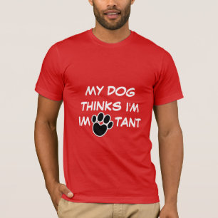 Aangepast onbeproefde hond t-shirt