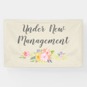 Aangepast onder nieuwe Business Management-banner Spandoek (Horizontaal)