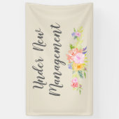 Aangepast onder nieuwe Business Management-banner Spandoek (Verticaal)