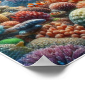 Aangepast onderwaterleven poster (Hoek)