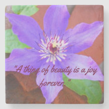 Aangepast Onderzetter Floral Stone