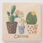 Aangepast Onderzetter van Cactus (Voorkant)