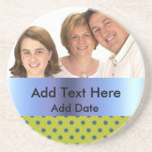 Aangepast Onderzetter voor foto Sandstone (Voorkant)