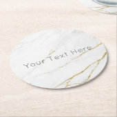 Aangepast Onderzetter voor goudmarmer met rond pap (Gebogen)