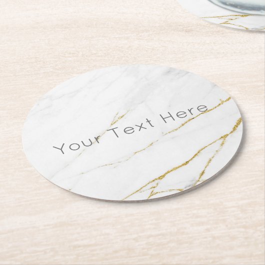 Aangepast Onderzetter voor goudmarmer met rond pap (Gebogen)