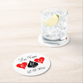 Aangepast onderzetter voor pokerbruiloft in Las Ve (Insitu)