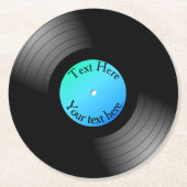 Aangepast Onderzetter voor tekstrecordpapier (Voorkant)