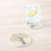 Aangepast Onderzetter voor Tortelduifjes-liefdesIn (Zijkant)