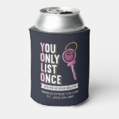 Aangepast onroerend goed dat je slechts één keer a blikjeskoeler (Blikje Achterkant)