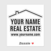 Aangepast onroerend goed en ontwikkeling van onroe sticker (Vel)