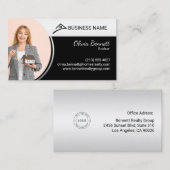 Aangepast onroerend goed Visitekaartje (Voorkant / Achterkant)