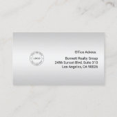 Aangepast onroerend goed Visitekaartje (Achterkant)