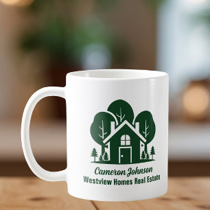 Aangepast onroerend goedbedrijf Groen Thuis Koffiemok
