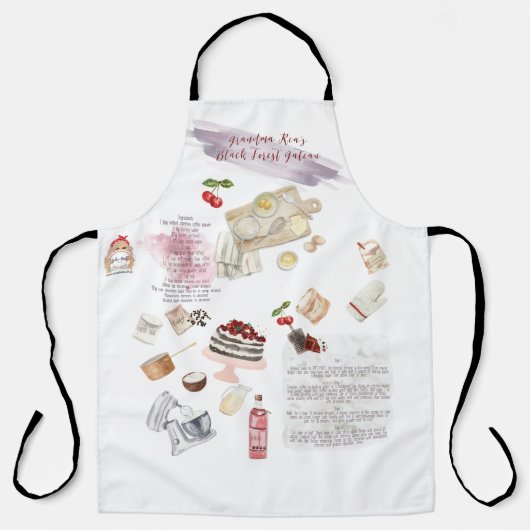 Aangepast ontvangstbewijs schort (Voorkant)