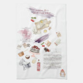 Aangepast ontvangstbewijs theedoek (Verticaal)