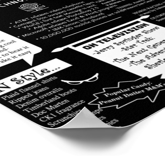 Aangepast ontwerp 30e verjaardag Poster 1992 (Hoek)