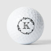 Aangepast ontwerp, aangepast monogram golfballen (Voorkant)