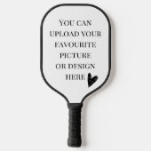 Aangepast ontwerp, Aangepaste foto Pickleball Paddle (Achterkant)