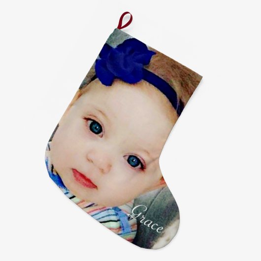 Aangepast ontwerp aanpassen grote kerstsok (Voorkant (Hangend))