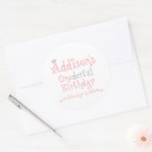Aangepast ontwerp - Addison Ronde Sticker (Envelop)