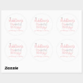 Aangepast ontwerp - Addison Ronde Sticker (Vel)