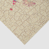 Aangepast ontwerp bloemendecoupe met craquele-effe tissuepapier (Detail)