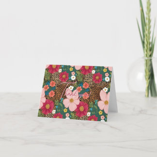 Aangepast Ontwerp Dank u Kaarten Bloemen, Dierenpr