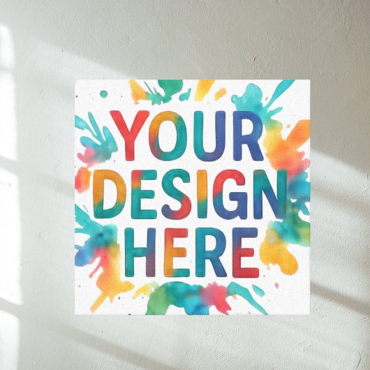 Aangepast ontwerp DIY creëer uw eigen Canvas Afdruk