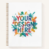 Aangepast ontwerp DIY maak je eigen Notitieboek (Voorkant)