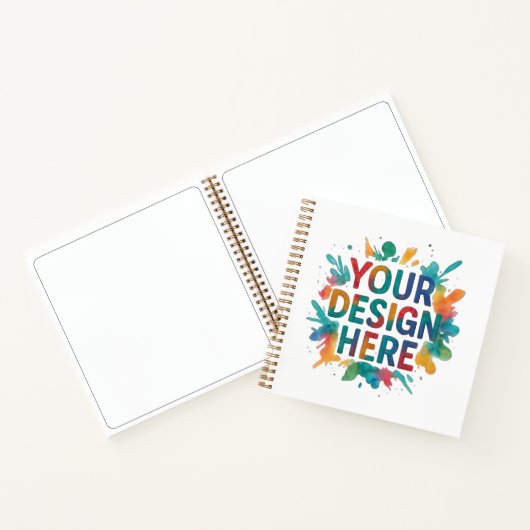 Aangepast ontwerp DIY maak je eigen Notitieboek (Binnen)