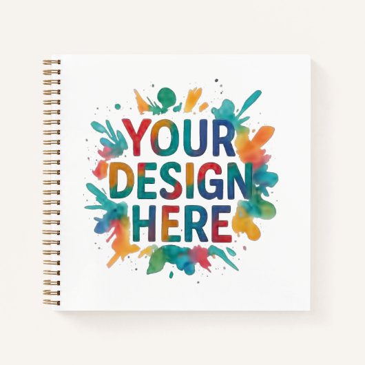 Aangepast ontwerp DIY maak je eigen Notitieboek (Voorkant)