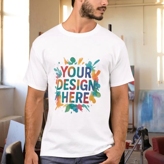 Aangepast ontwerp DIY maak je eigen T-shirt