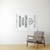 Aangepast ontwerp en tekst wandkleed (In Situ (horizontaal))