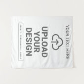 Aangepast ontwerp en tekst wandkleed (Voorkant (horizontaal))