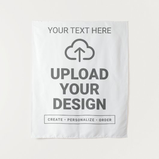 Aangepast ontwerp en tekst wandkleed (Voorkant)