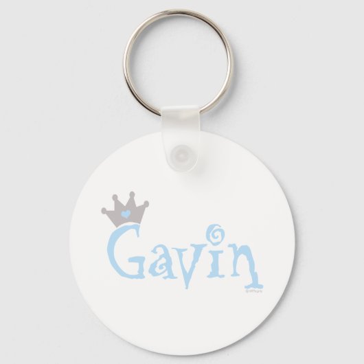 Aangepast ontwerp - Gavin Sleutelhanger (Voorkant)