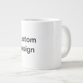 Aangepast ontwerp grote koffiekop (Voorkant rechts)