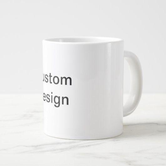 Aangepast ontwerp grote koffiekop (Voorkant rechts)