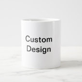 Aangepast ontwerp grote koffiekop (Voorkant)