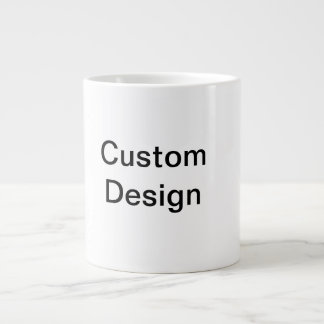 Aangepast ontwerp grote koffiekop