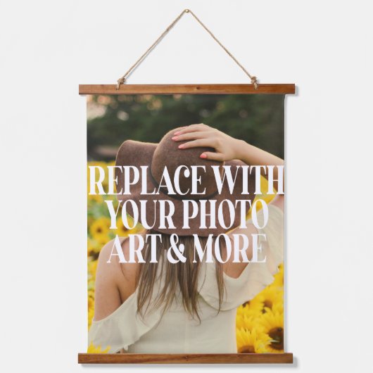 Aangepast ontwerp hangend wandkleed (Voorkant)