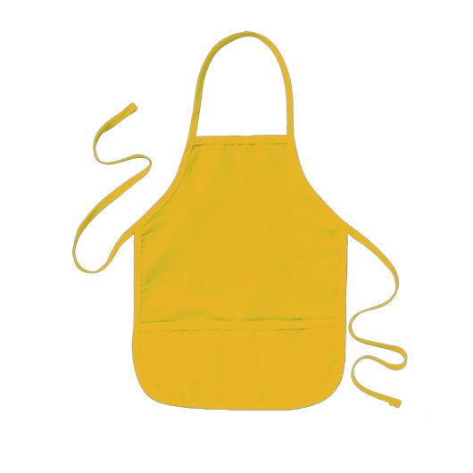 Aangepast ontwerp hier kinder schort (Voorkant)