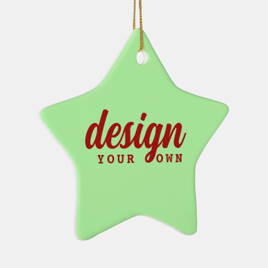 Aangepast Ontwerp Kerstster Ornament Gepersonalise (Rechts)