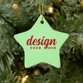 Aangepast Ontwerp Kerstster Ornament Gepersonalise