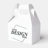 Aangepast ontwerp Maak uw eigen sjabloon Bedankdoosjes (Voorkant Zijde)