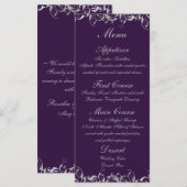 aangepast ontwerp menu (Voorkant / Achterkant)