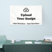 Aangepast ontwerp met tekst spandoek (Beurs)
