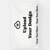 Aangepast ontwerp met tekst spandoek (Verticaal)