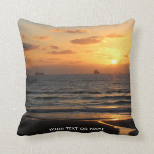 Aangepast ontwerp met uw eigen foto en Jouw tekst Kussen